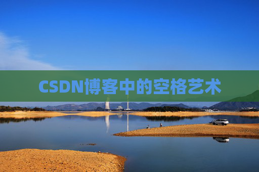 CSDN博客中的空格艺术